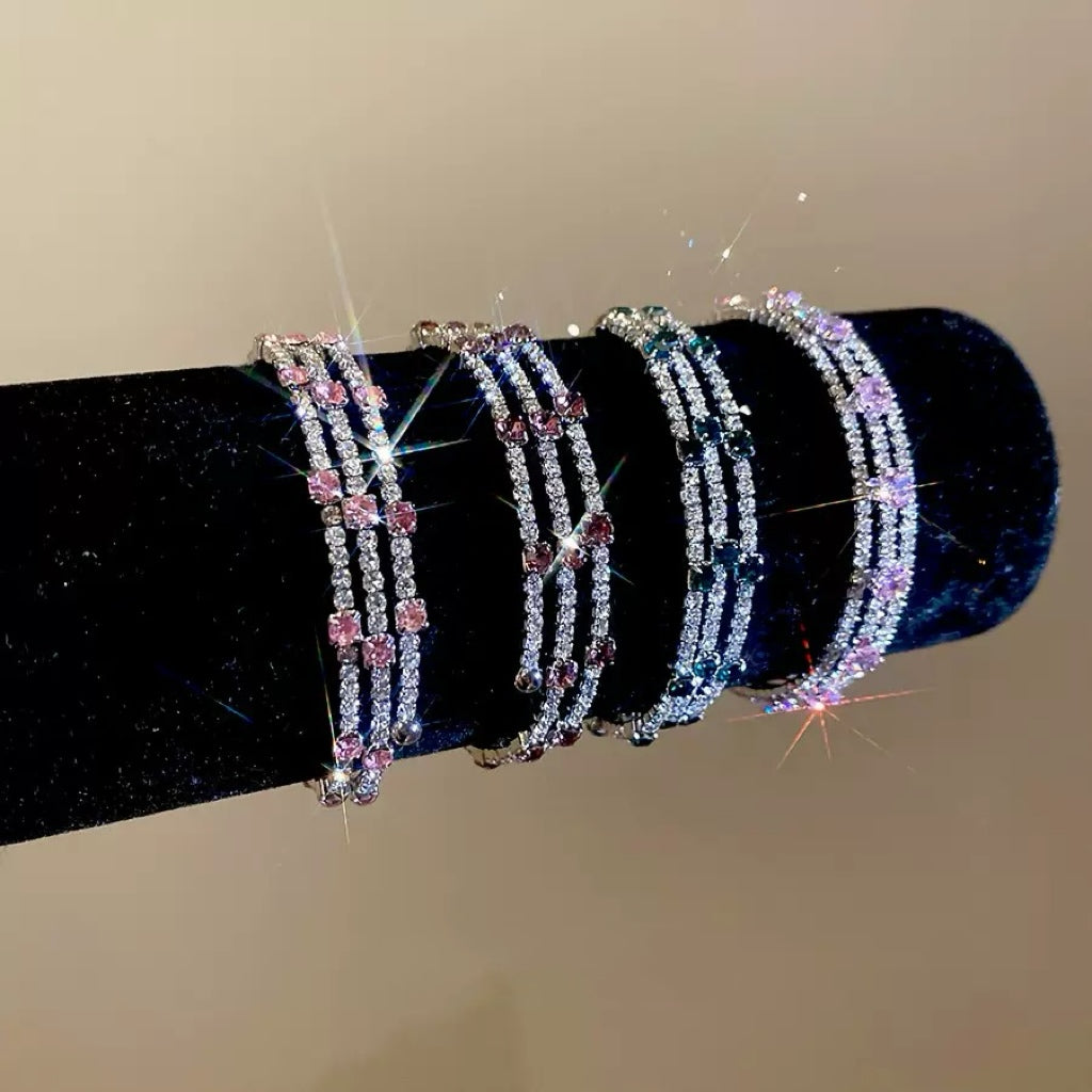 Cloisonne & Shiny Stackable Bangles Set ✨ | When Beauty Meets Craftsmanship - Online Lucky Bags