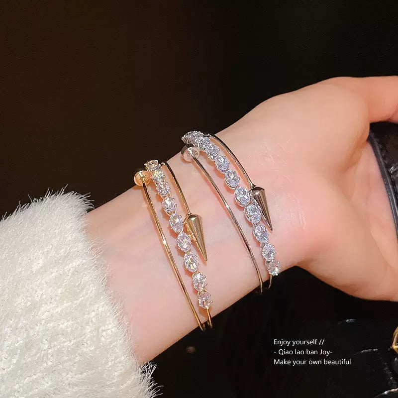 Cloisonne & Shiny Stackable Bangles Set ✨ | When Beauty Meets Craftsmanship - Online Lucky Bags