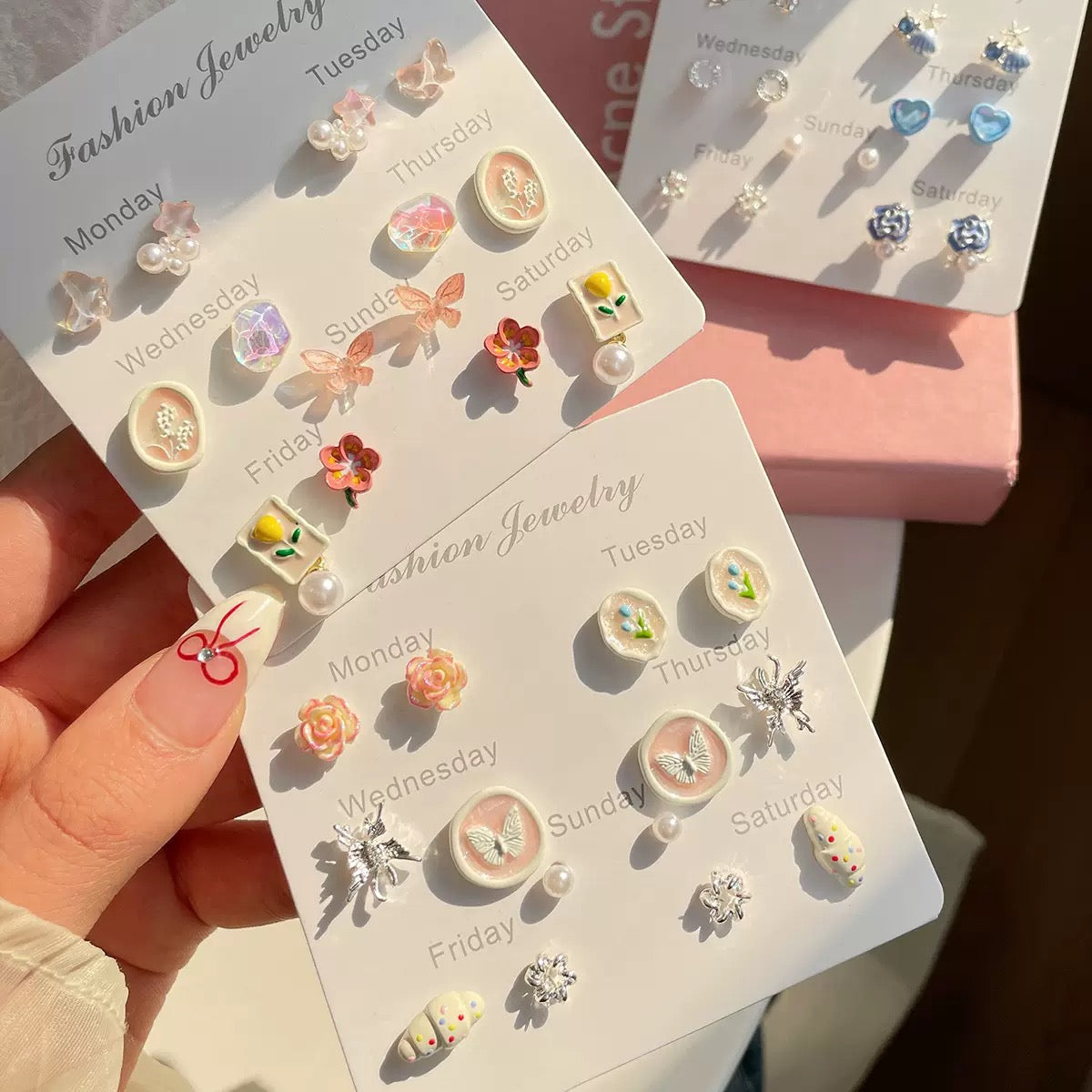 Dainty Studs Earrings - Online Lucky Bag