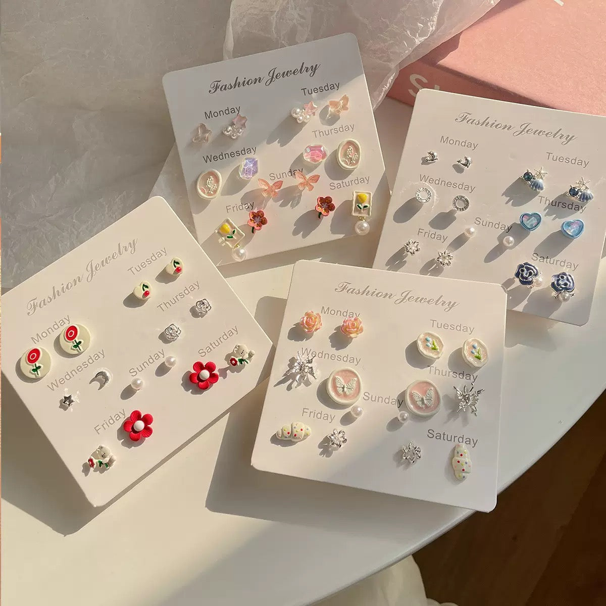 Dainty Studs Earrings - Online Lucky Bag