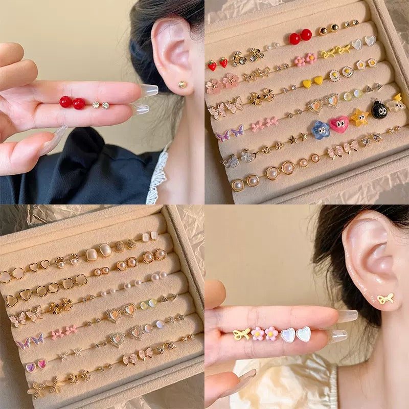 Dainty Studs Earrings - Online Lucky Bag
