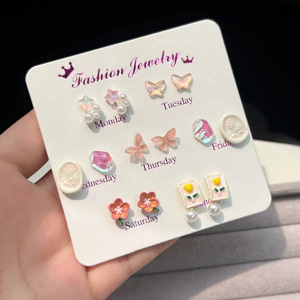 Dainty Studs Earrings - Online Lucky Bag