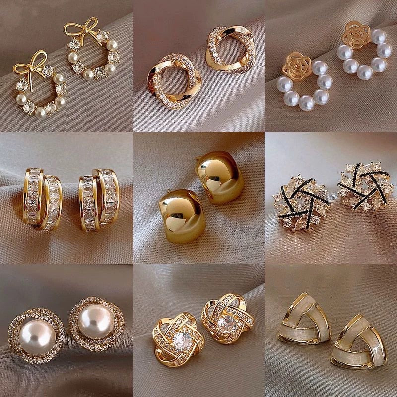 Dainty Studs Earrings - Online Lucky Bag
