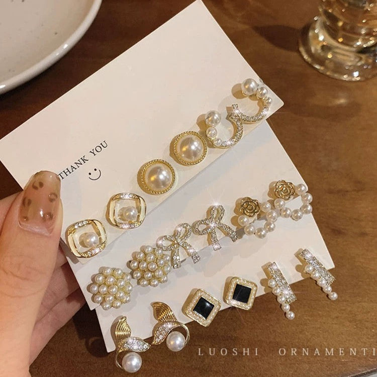 Dainty Studs Earrings - Online Lucky Bag