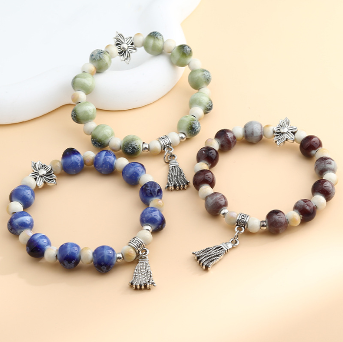 Color Match Surprise! Jingdezhen Ceramic Bracelets - Win Extra Packs, Guaranteed 10 Bracelets (Min 6 Packs) - Online Lucky Bags